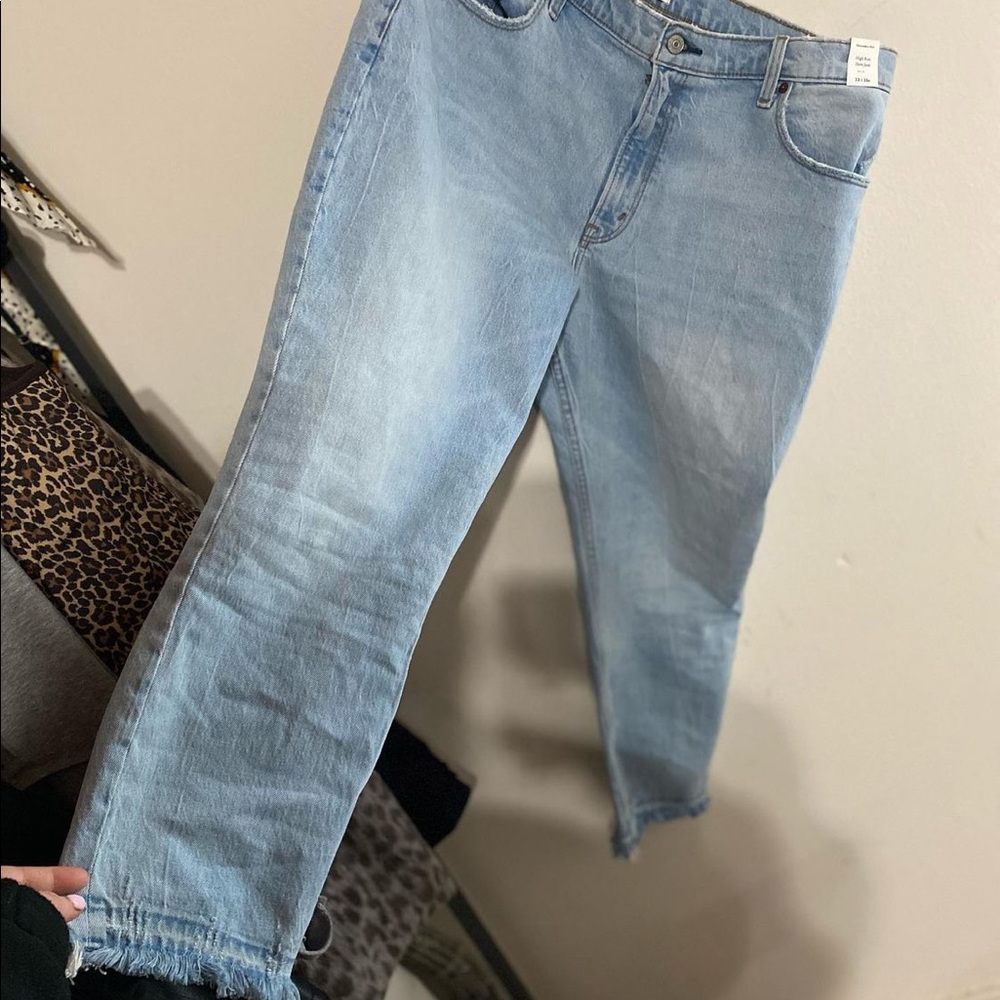 Abercrombie High Rise mom jeans